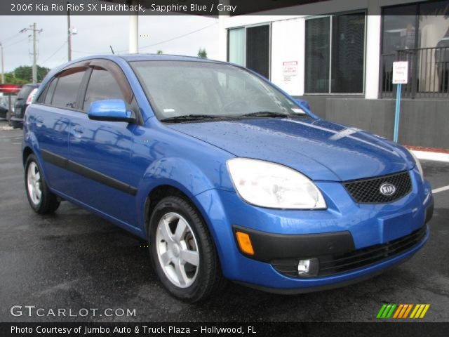 2006 Kia Rio Rio5 SX Hatchback in Sapphire Blue