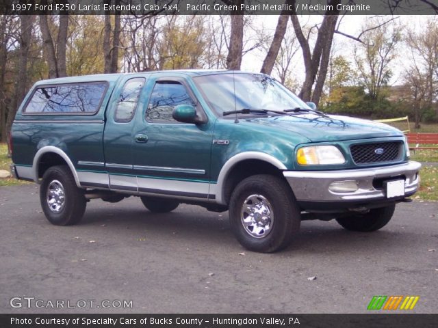 1997 Ford F250 Lariat Extended Cab 4x4 in Pacific Green Pearl Metallic