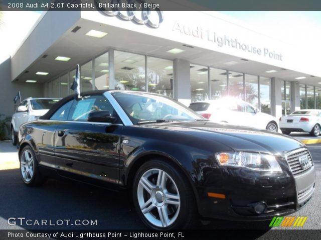 2008 Audi A4 2.0T Cabriolet in Brilliant Black