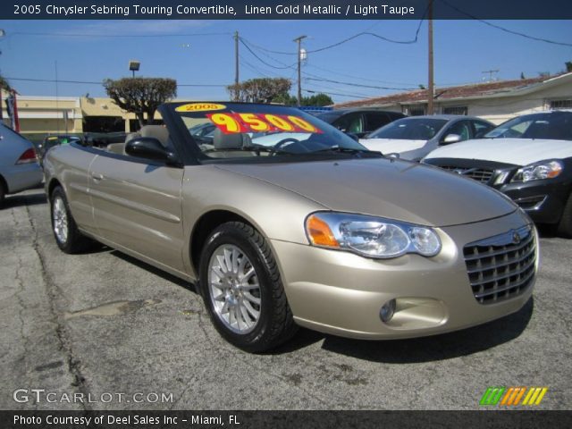 2005 Chrysler Sebring Touring Convertible in Linen Gold Metallic