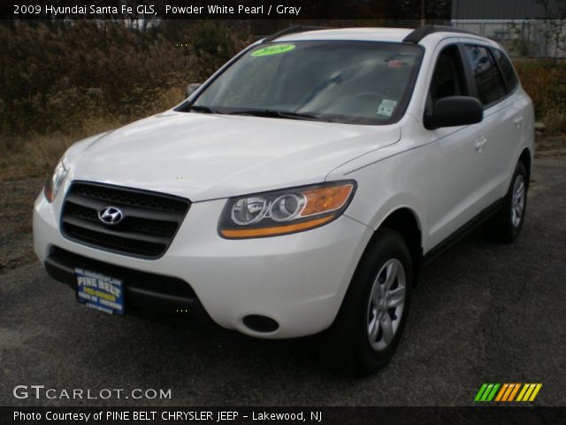 2009 Hyundai Santa Fe GLS in Powder White Pearl