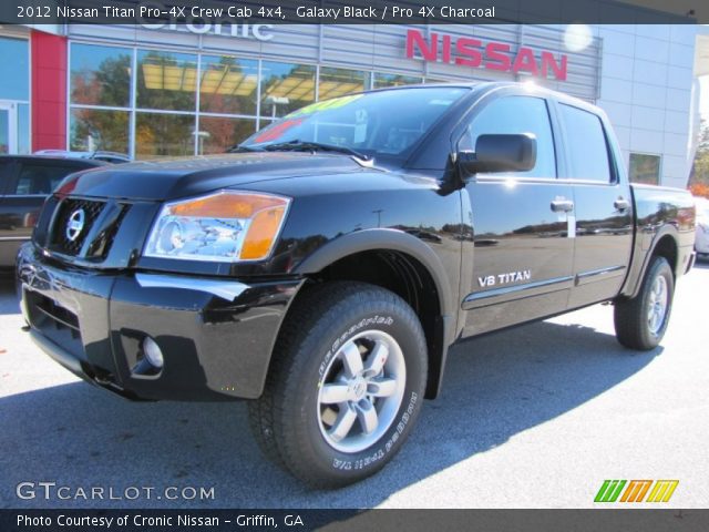 2012 Nissan Titan Pro-4X Crew Cab 4x4 in Galaxy Black