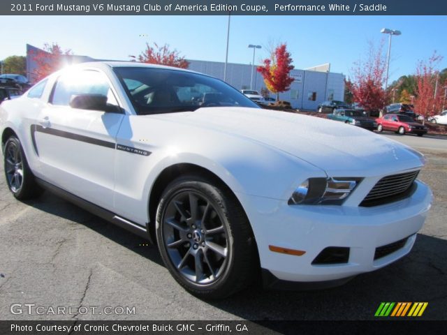 2011 Ford Mustang V6 Mustang Club of America Edition Coupe in Performance White