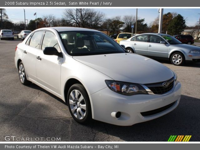 2008 Subaru Impreza 2.5i Sedan in Satin White Pearl