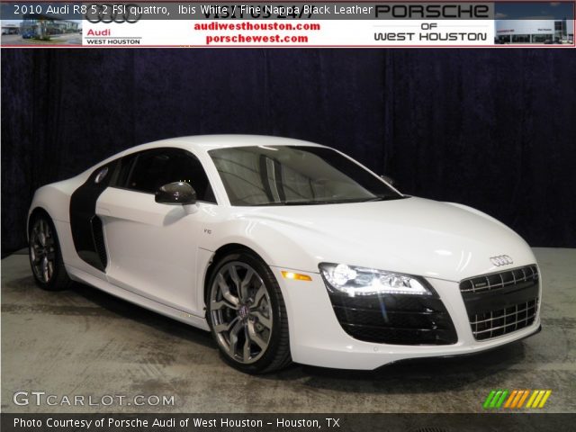 2010 Audi R8 5.2 FSI quattro in Ibis White
