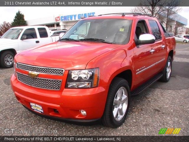 2011 Chevrolet Avalanche LTZ 4x4 in Inferno Orange Metallic