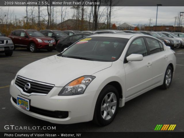 2009 Nissan Altima 2.5 SL in Winter Frost Pearl