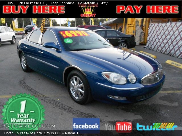 2005 Buick LaCrosse CXL in Deep Sapphire Blue Metallic