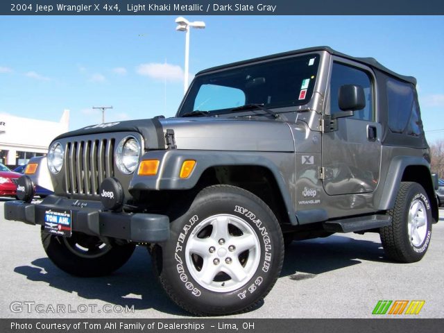 2004 Jeep Wrangler X 4x4 in Light Khaki Metallic