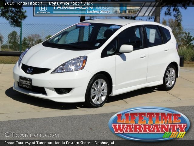 2010 Honda Fit Sport in Taffeta White