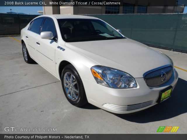 2008 Buick Lucerne CXL in White Diamond Tricoat