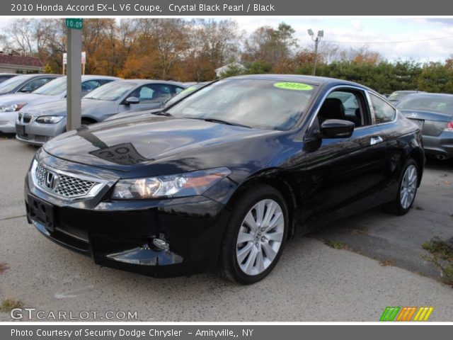 2010 Honda Accord EX-L V6 Coupe in Crystal Black Pearl