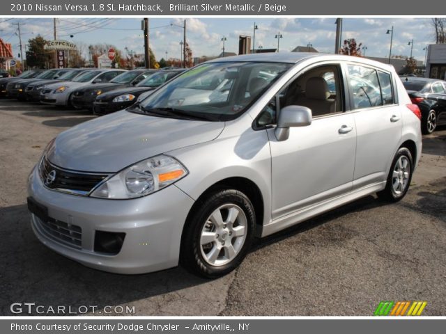 2010 Nissan Versa 1.8 SL Hatchback in Brilliant Silver Metallic