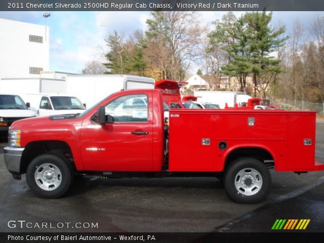 2011 Chevrolet Silverado 2500HD Regular Cab Chassis in Victory Red