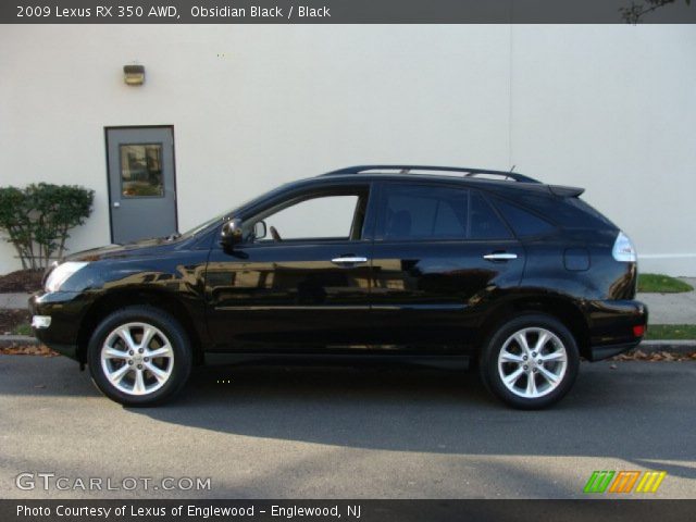 2009 Lexus RX 350 AWD in Obsidian Black