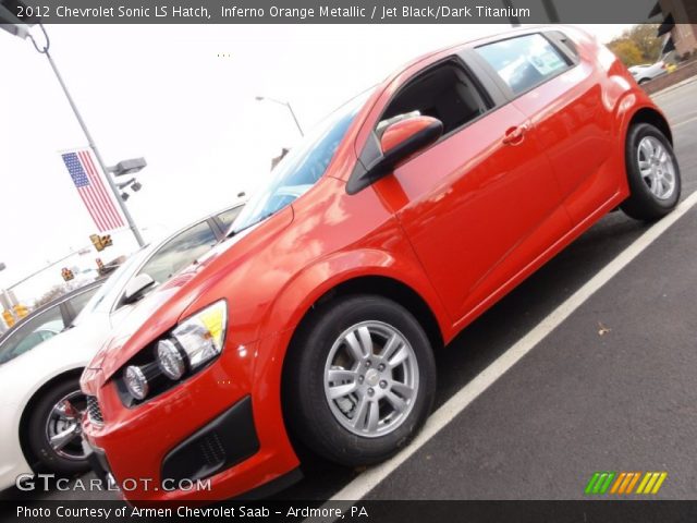 2012 Chevrolet Sonic LS Hatch in Inferno Orange Metallic