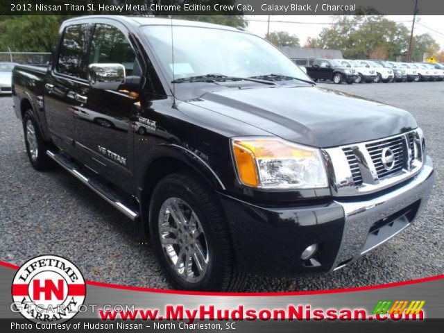 2012 Nissan Titan SL Heavy Metal Chrome Edition Crew Cab in Galaxy Black