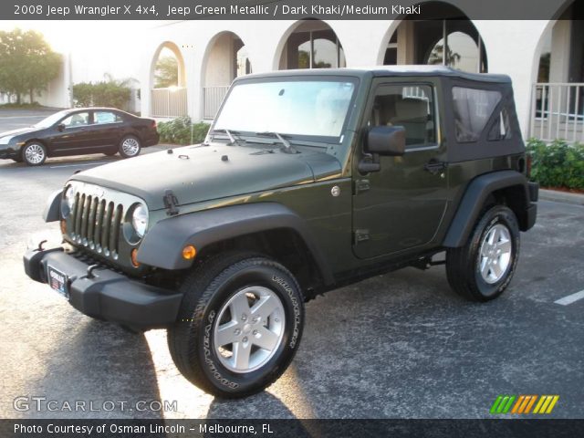 2008 Jeep Wrangler X 4x4 in Jeep Green Metallic