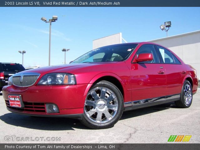 2003 Lincoln LS V8 in Vivid Red Metallic