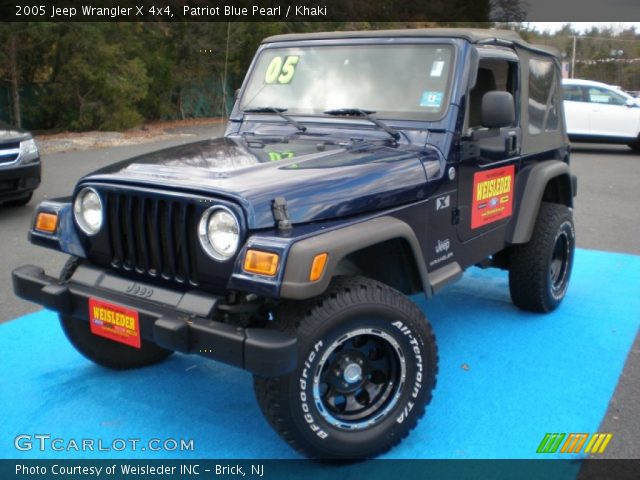 2005 Jeep Wrangler X 4x4 in Patriot Blue Pearl