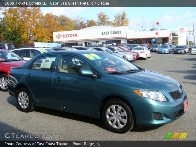 2009 Toyota Corolla LE in Capri Sea Green Metallic