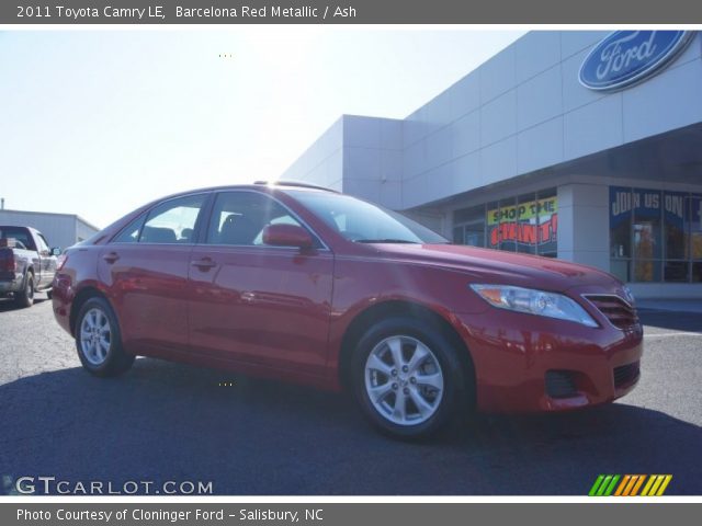 2011 Toyota Camry LE in Barcelona Red Metallic