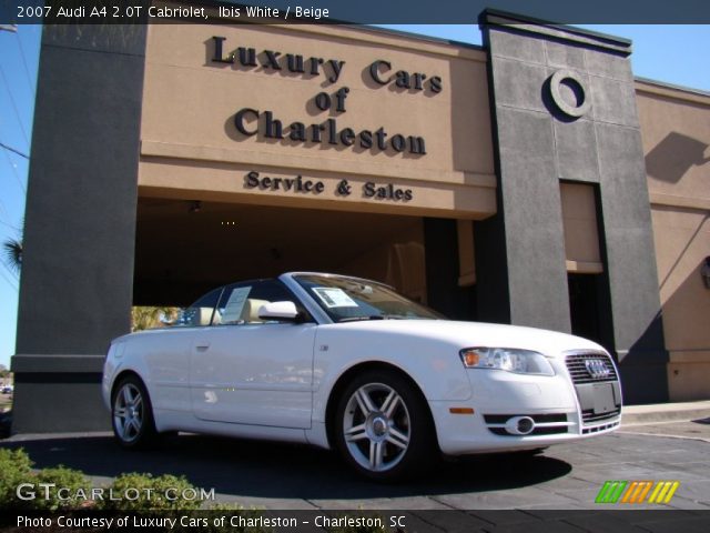 2007 Audi A4 2.0T Cabriolet in Ibis White