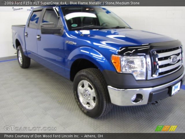 2009 Ford F150 XLT SuperCrew 4x4 in Blue Flame Metallic
