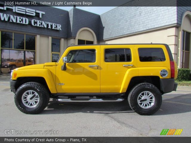 2006 Hummer H3  in Yellow