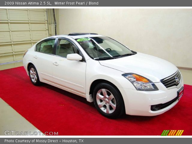 2009 Nissan Altima 2.5 SL in Winter Frost Pearl