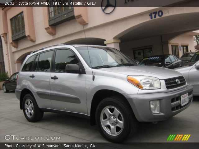 2002 Toyota RAV4 4WD in Titanium Metallic
