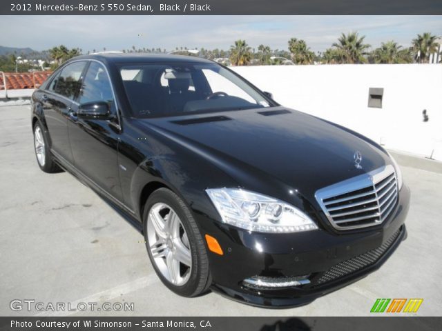 2012 Mercedes-Benz S 550 Sedan in Black