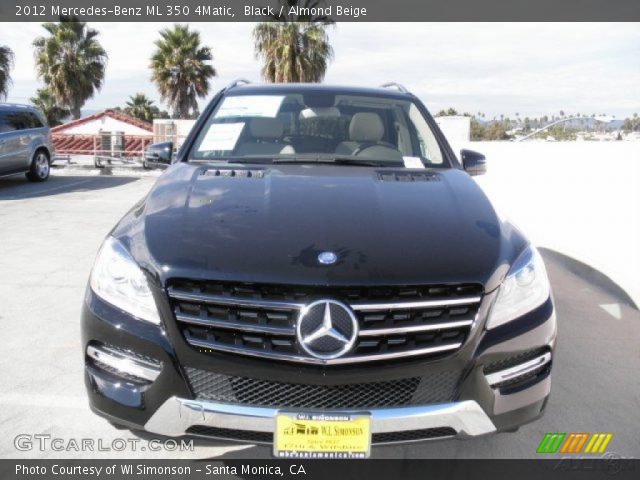 2012 Mercedes-Benz ML 350 4Matic in Black