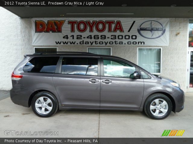 2012 Toyota Sienna LE in Predawn Gray Mica