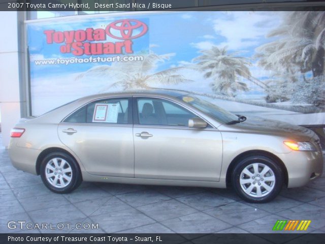 2007 Toyota Camry Hybrid in Desert Sand Mica