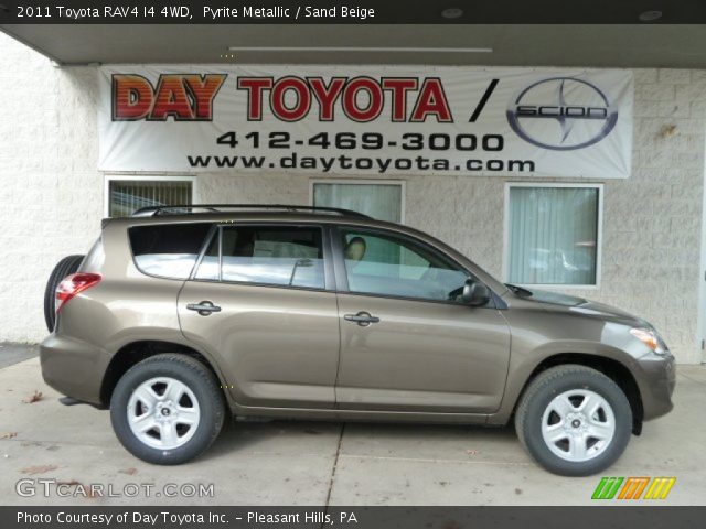 2011 Toyota RAV4 I4 4WD in Pyrite Metallic