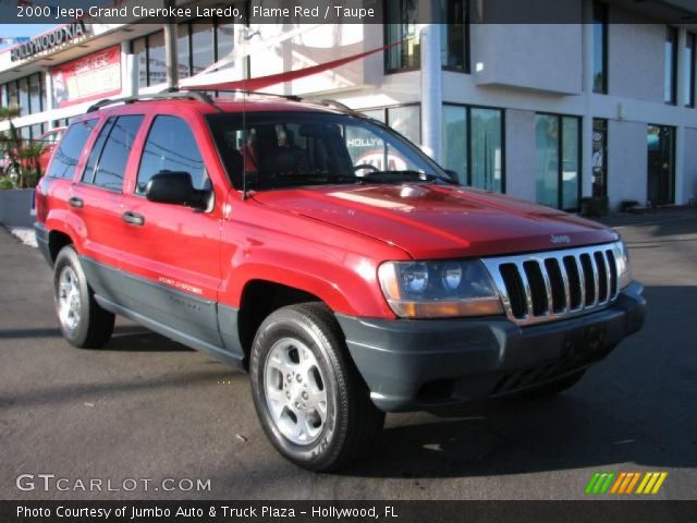 2000 Jeep Grand Cherokee Laredo in Flame Red