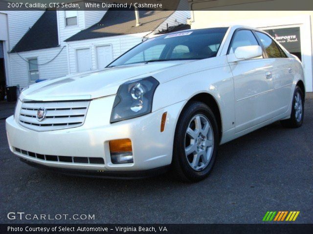 2007 Cadillac CTS Sedan in White Diamond