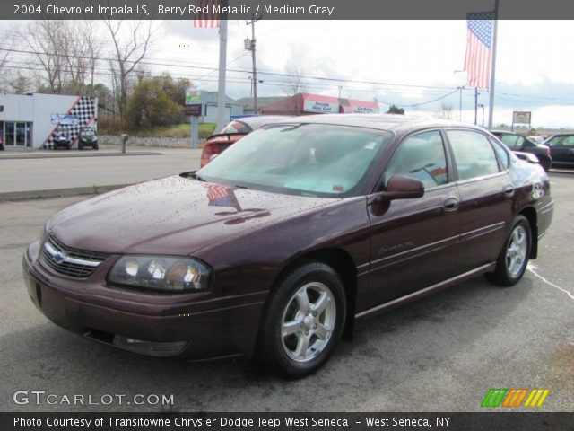 2004 Chevrolet Impala LS in Berry Red Metallic