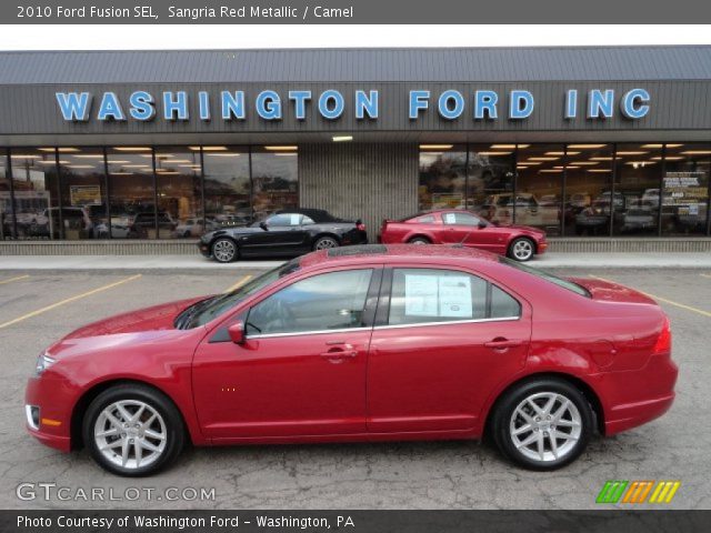 2010 Ford Fusion SEL in Sangria Red Metallic