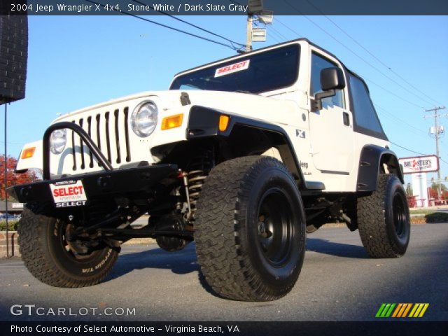 2004 Jeep Wrangler X 4x4 in Stone White