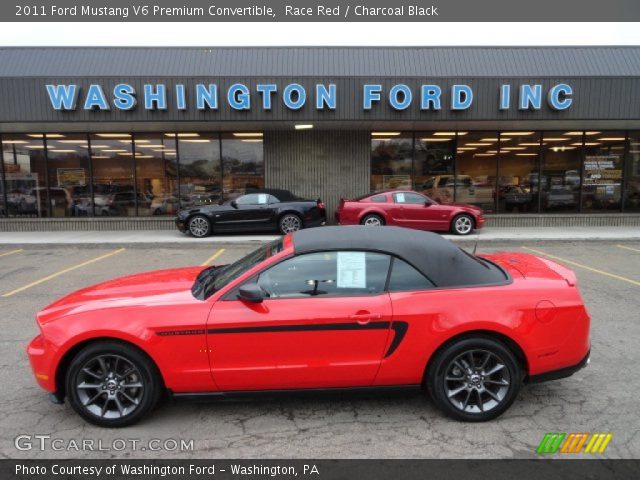 2011 Ford Mustang V6 Premium Convertible in Race Red