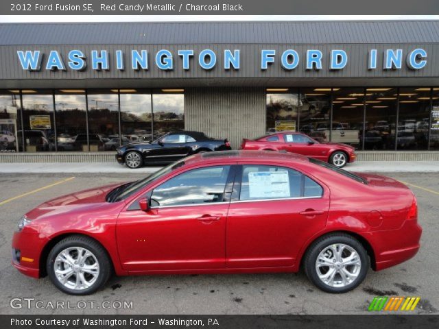 2012 Ford Fusion SE in Red Candy Metallic