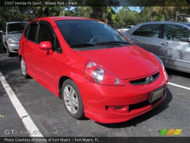 2007 Honda Fit Sport in Milano Red