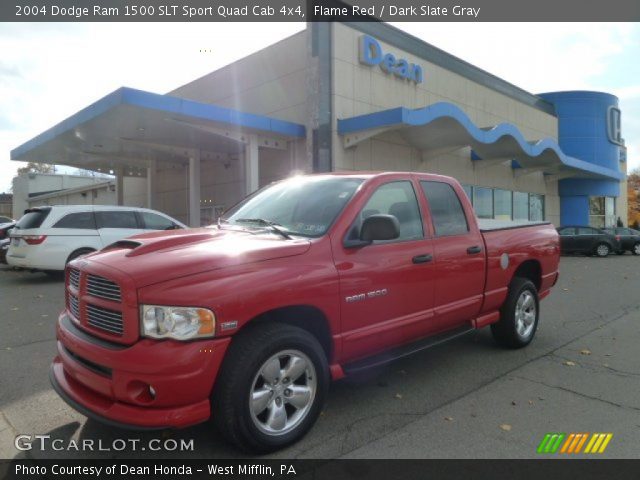 2004 Dodge Ram 1500 SLT Sport Quad Cab 4x4 in Flame Red