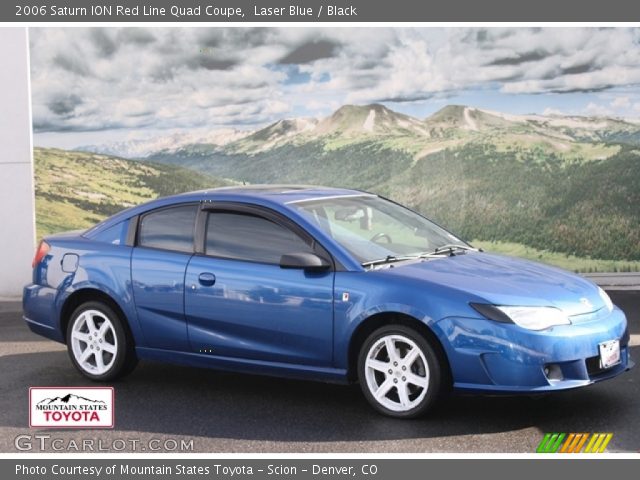 2006 Saturn ION Red Line Quad Coupe in Laser Blue