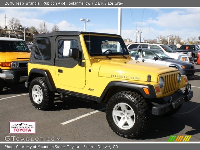 2006 Jeep Wrangler Rubicon 4x4 in Solar Yellow