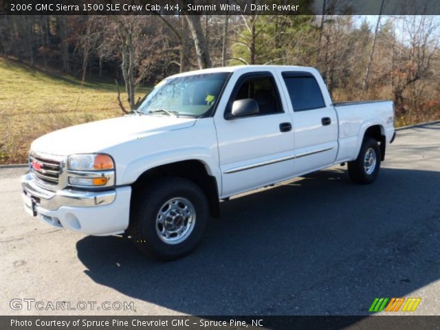 2006 GMC Sierra 1500 SLE Crew Cab 4x4 in Summit White