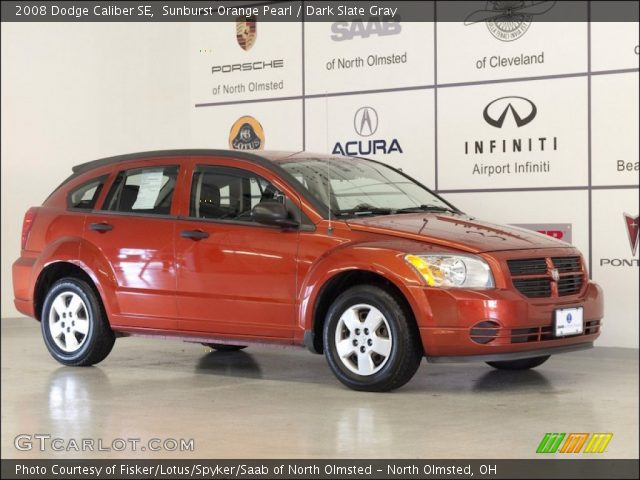 2008 Dodge Caliber SE in Sunburst Orange Pearl
