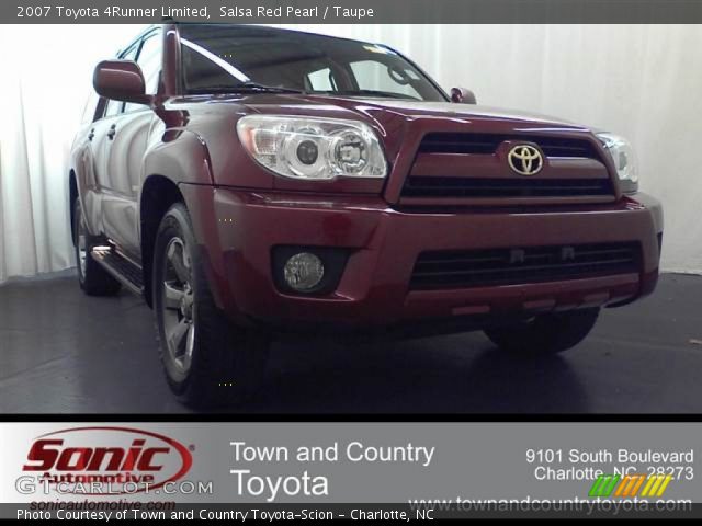 2007 Toyota 4Runner Limited in Salsa Red Pearl